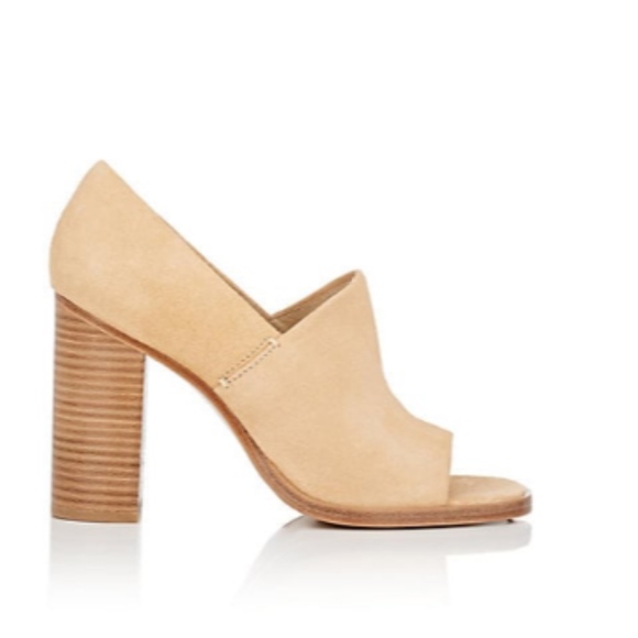 rag & bone Shoes - RAG & BONE Myra Open-Toe Suede Pumps